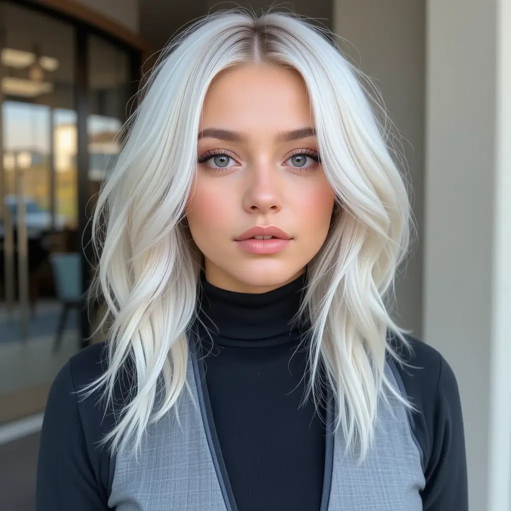 Icy Platinum Blonde