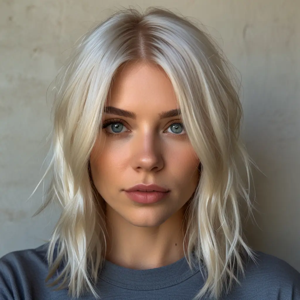 Icy Platinum Blonde