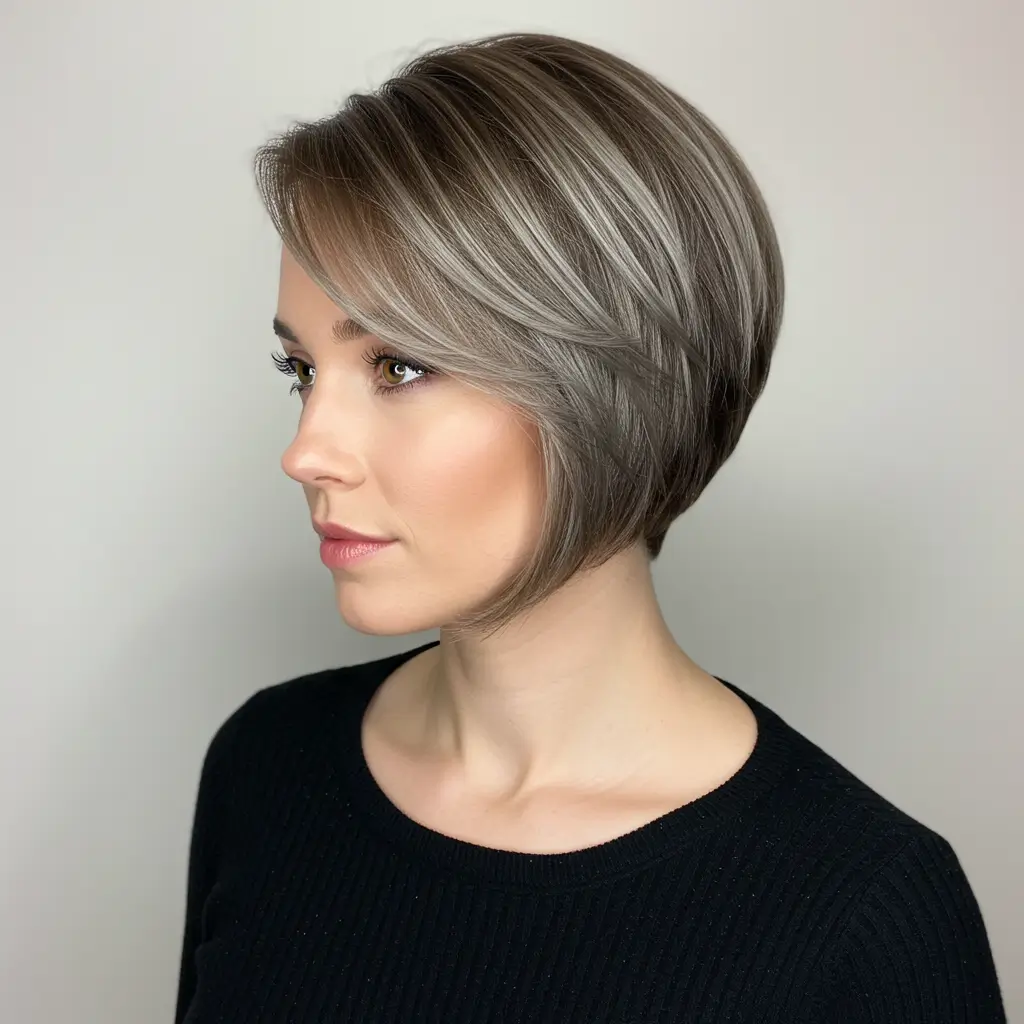 Inverted Bob with Layers