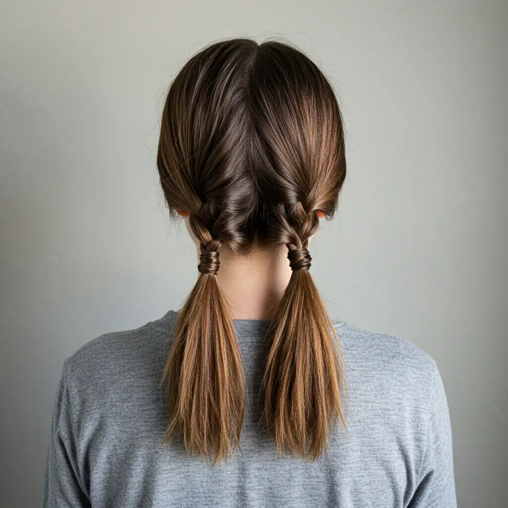 Knotted Half-Up