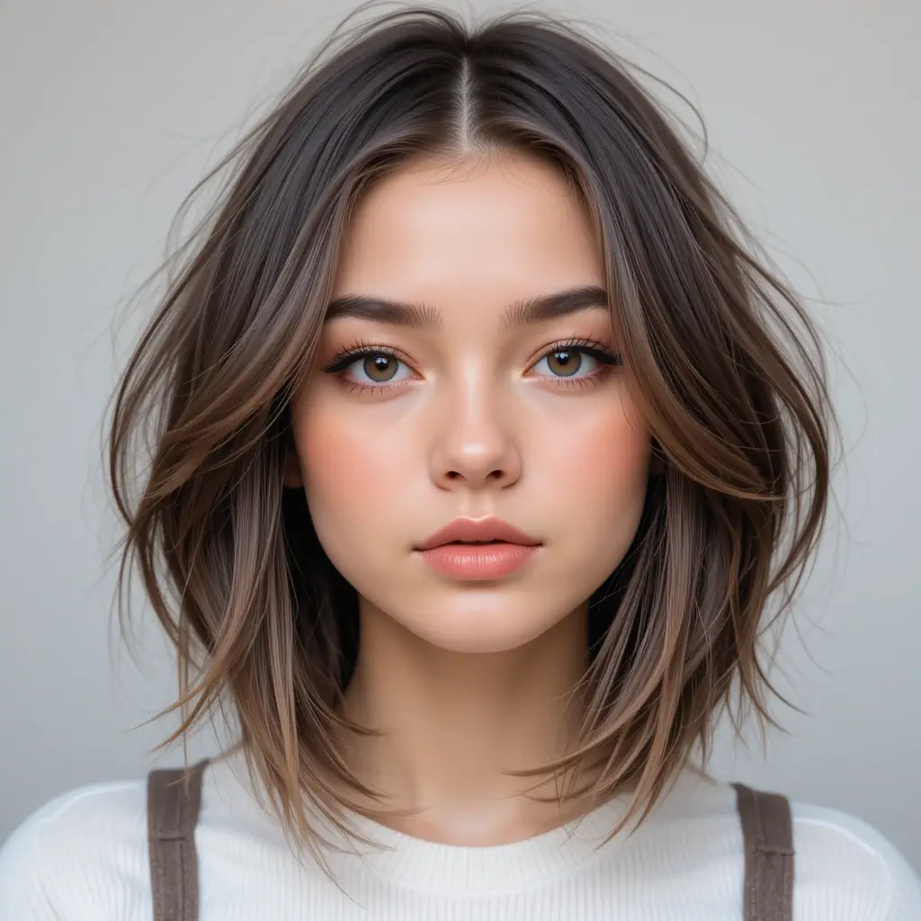 Layered Bob with Face-Framing Pieces