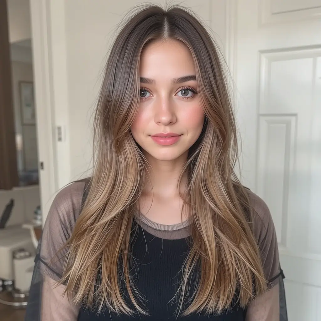 Layered Straight Hair