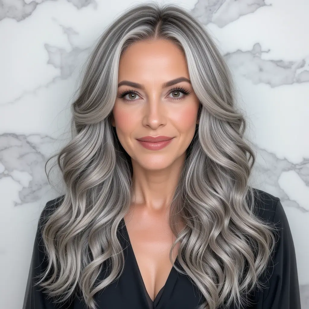 Long Hair with Deep Waves