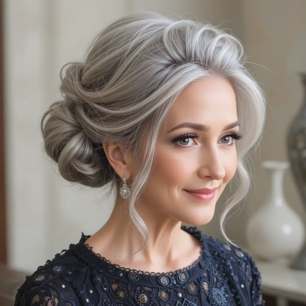 Long Hair with Elegant Updo