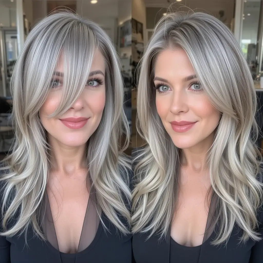 Long Hair with Layered Ends