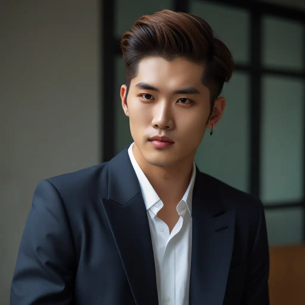 Long Hair with Undercut