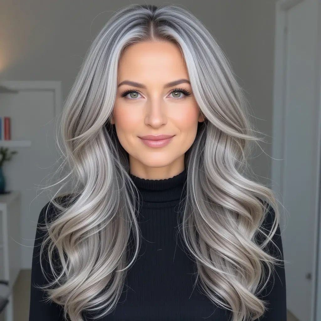 Long Hair with Volume at Roots