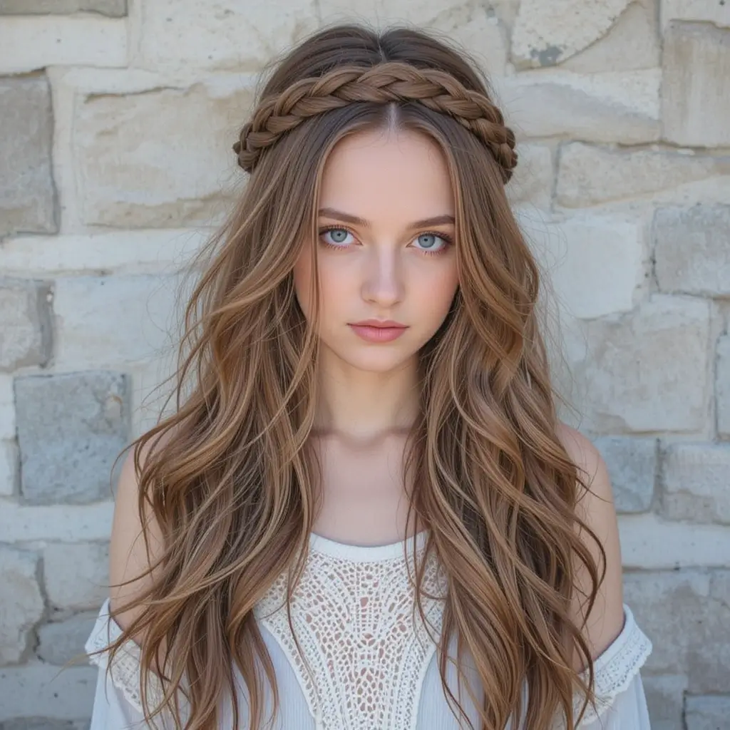 Long Layers with Braided Crown