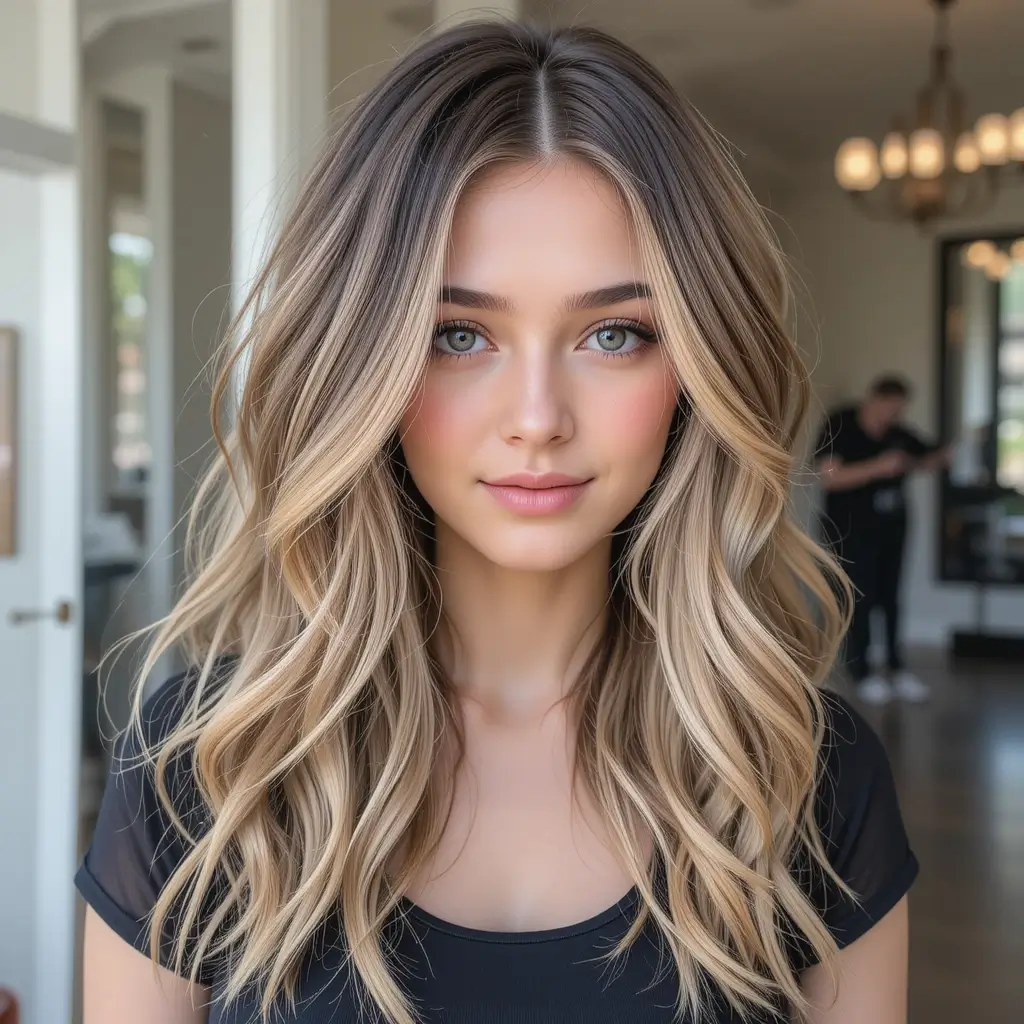 Long Layers with Subtle Highlights