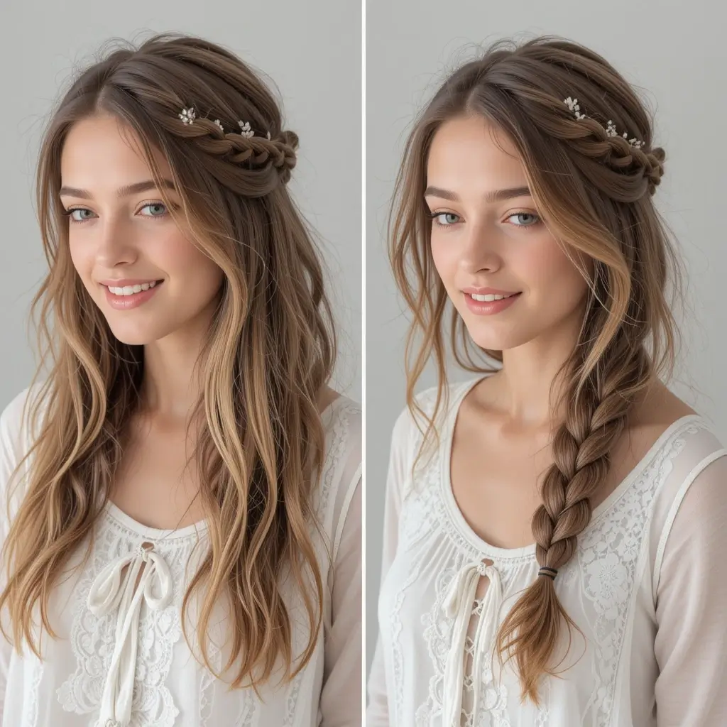 Loose Bohemian Braid