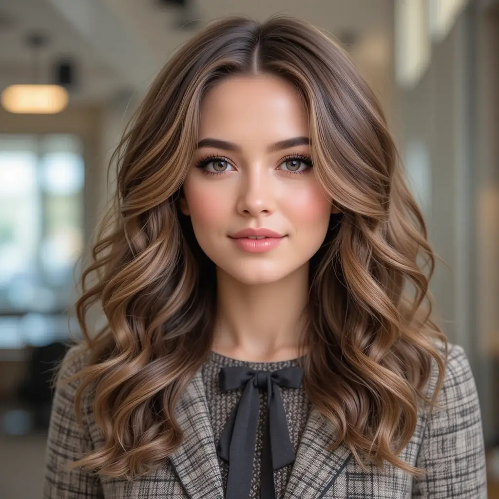 Loose Curls with Volume