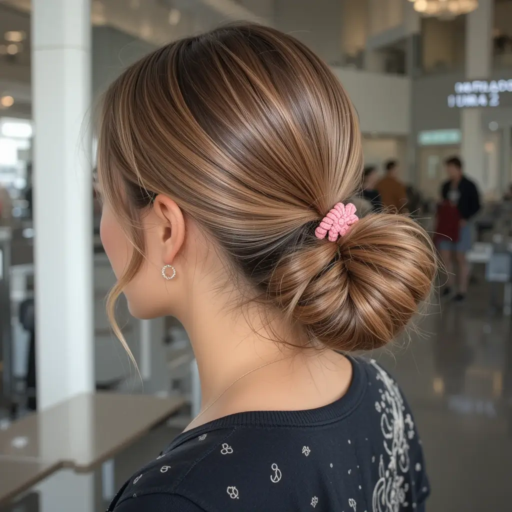Low Bubble Ponytail