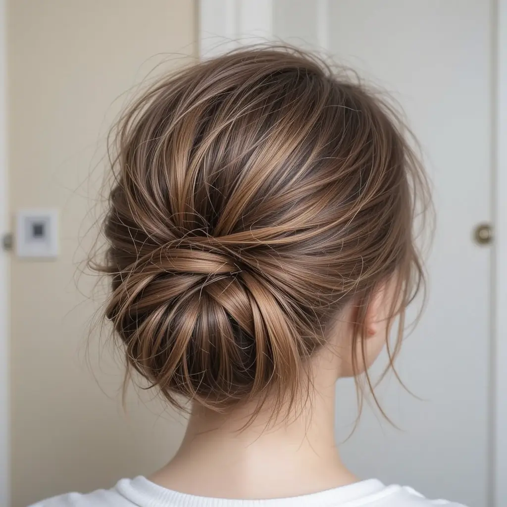 Low Messy Bun