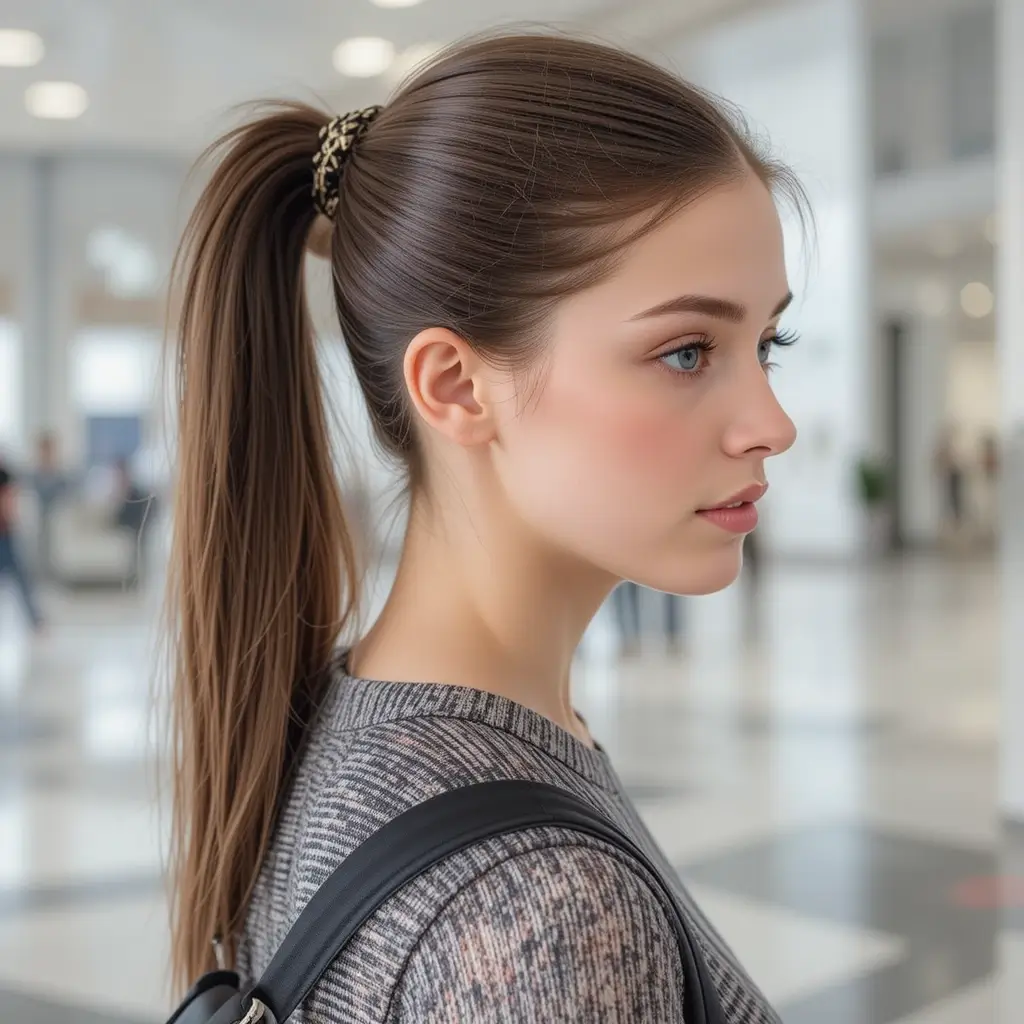 Low Sleek Ponytail