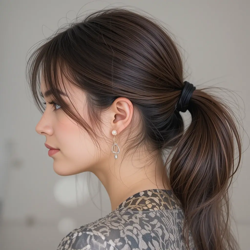 Low Sleek Ponytail