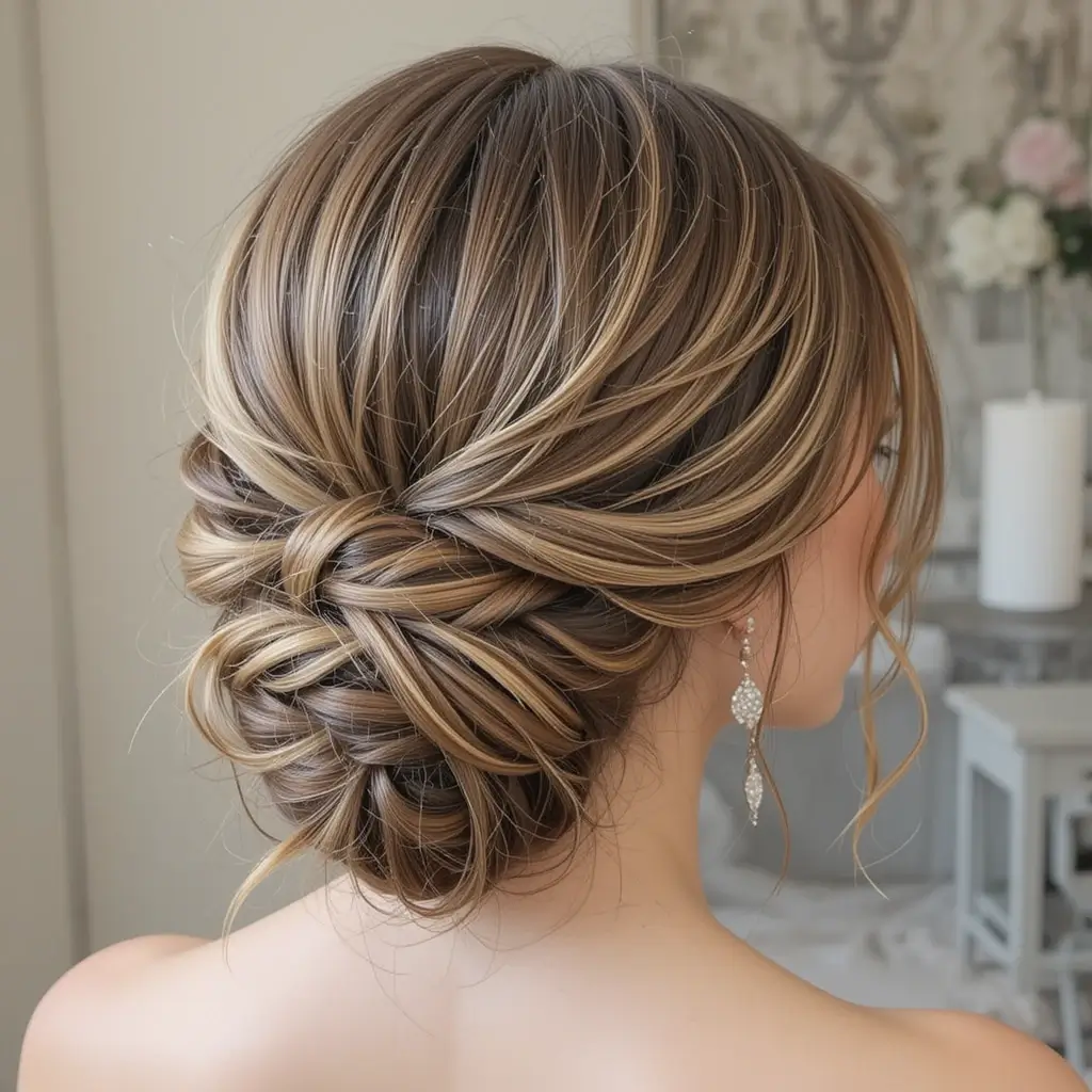 Low Twisted Updo