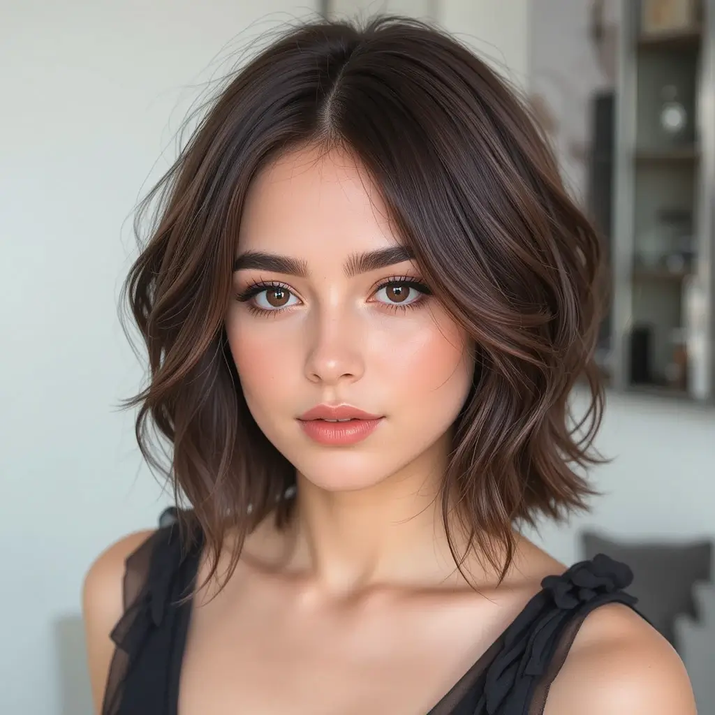 Medium Hair with Face-Framing Layers