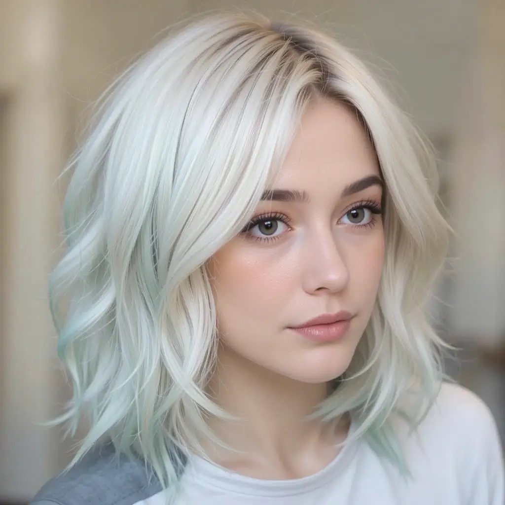 Medium Hair with Feathered Layers
