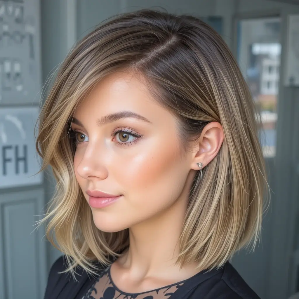 Medium Hair with Side Tuck