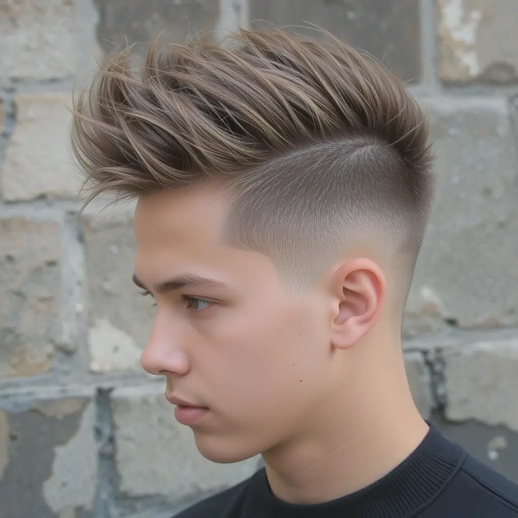 Medium-Length Faux Hawk