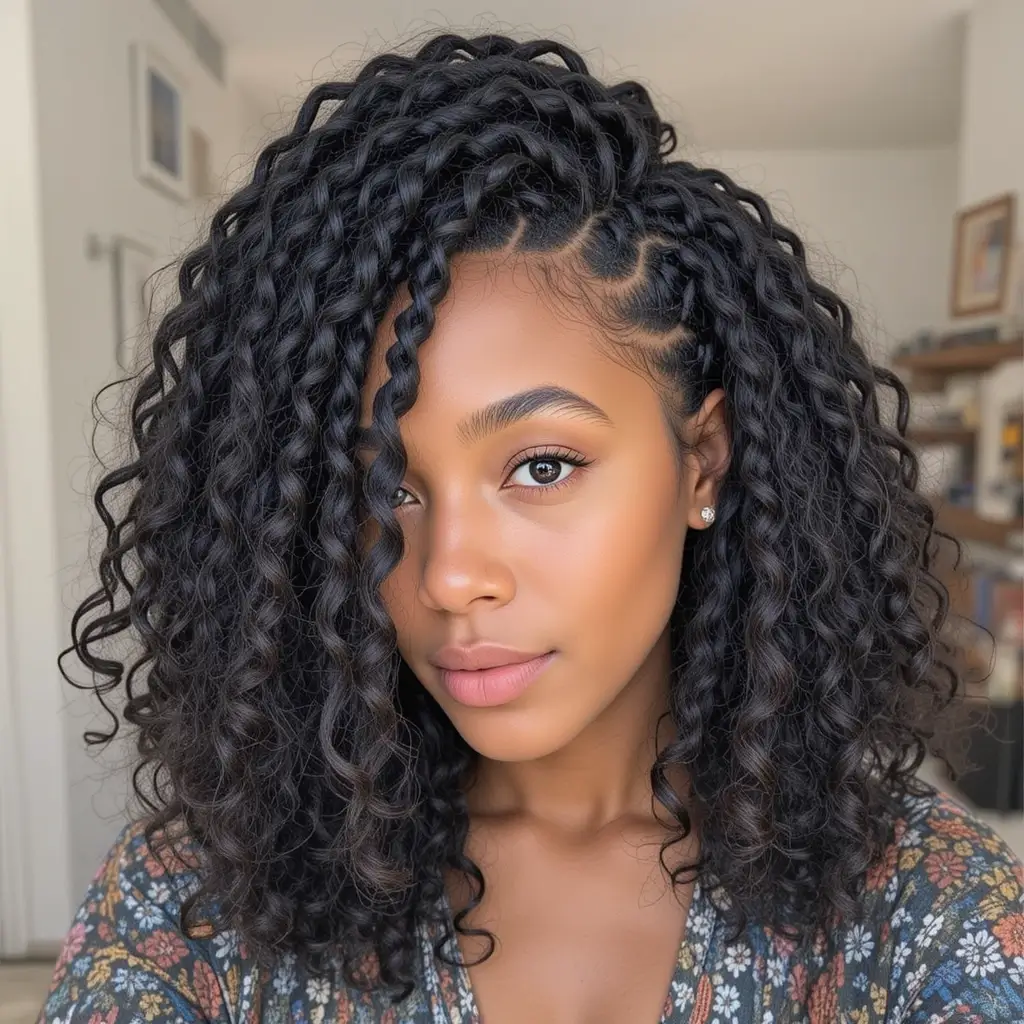 Medium Length Loose Twists