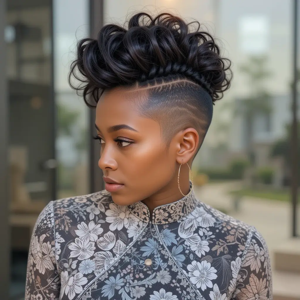 Medium Length Mohawk