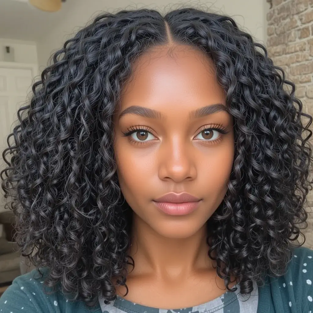 Medium Length Twist-Out