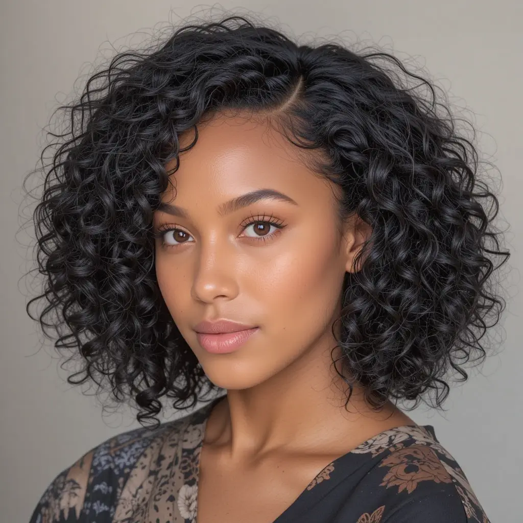 Medium Length Wash and Go with Edge Control