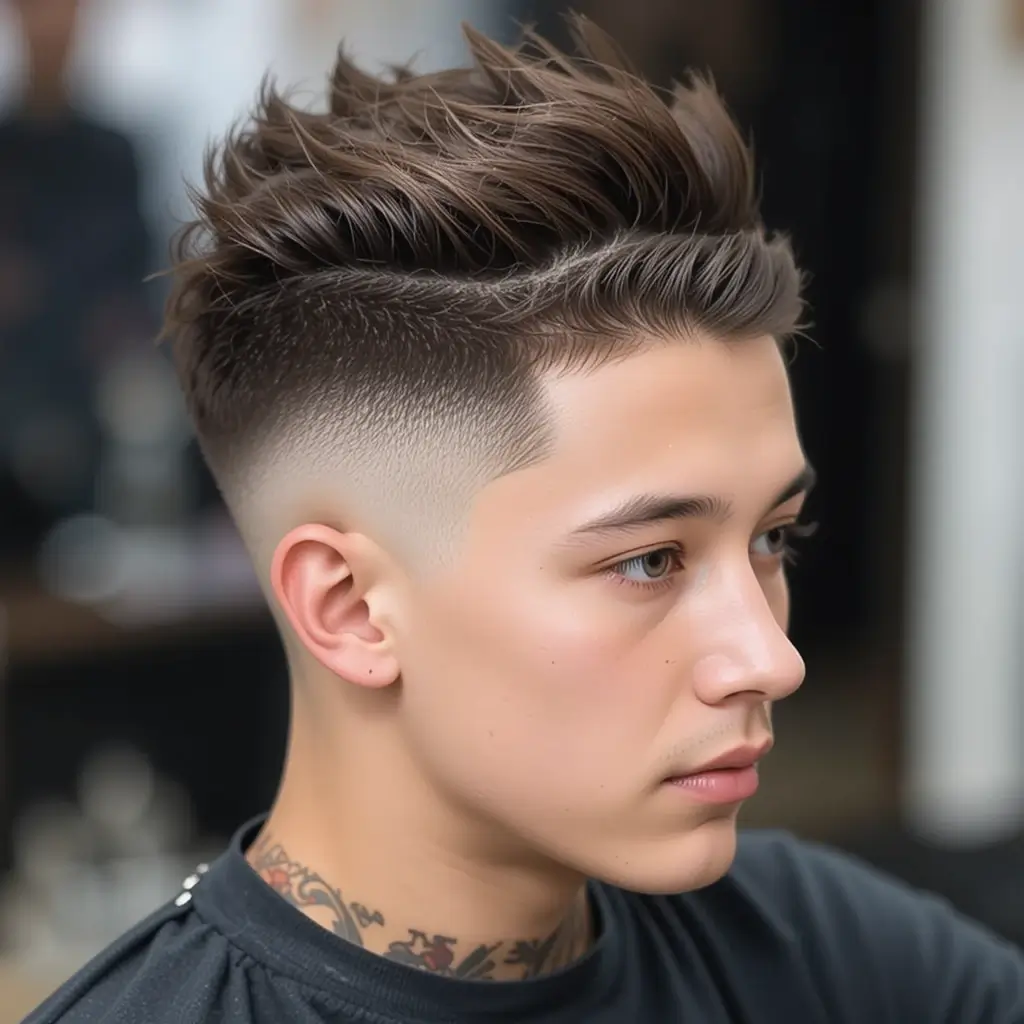 Medium Undercut with Volume