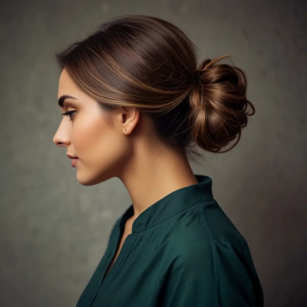Messy Low Bun