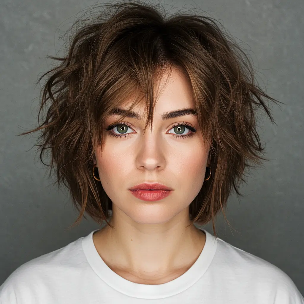 Messy Medium Bob