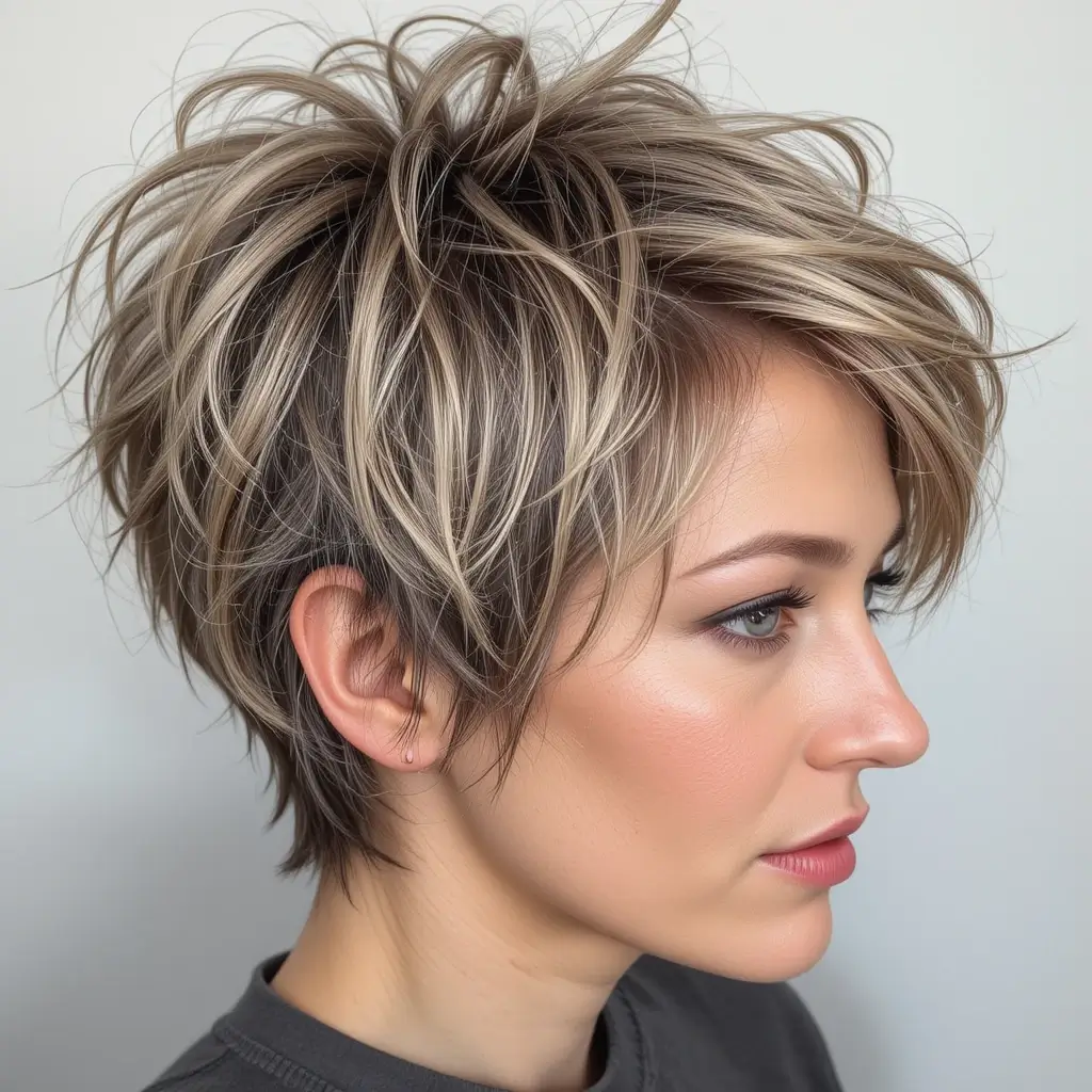 Messy Pixie Cut