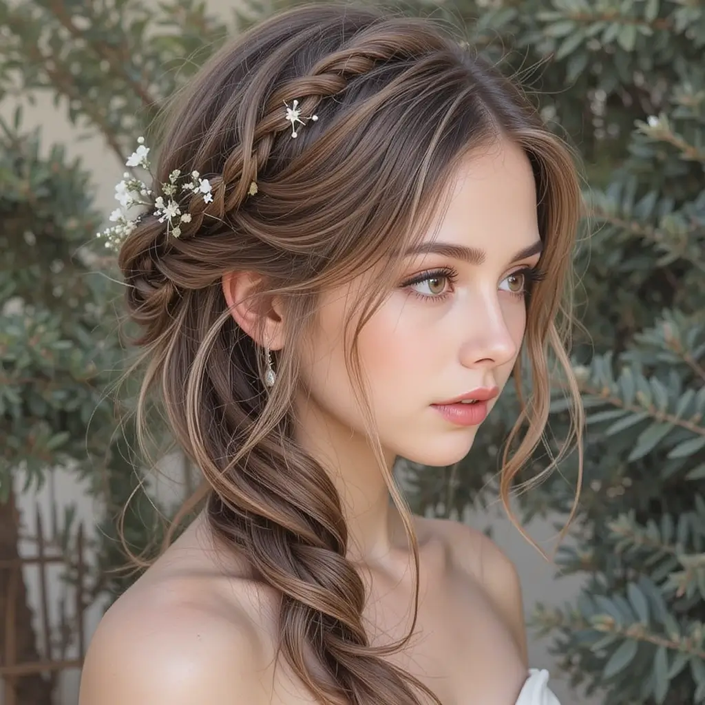 Messy Side Braid