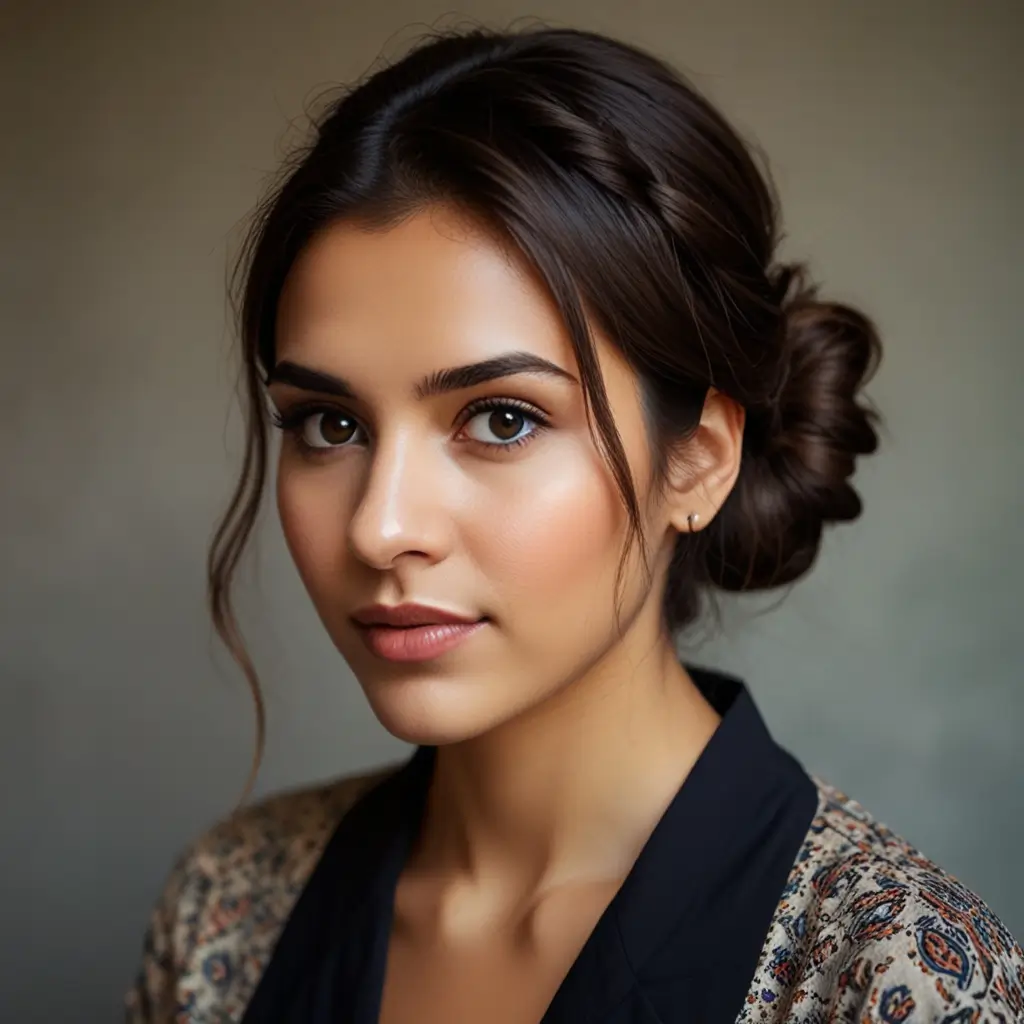 Messy Side Bun