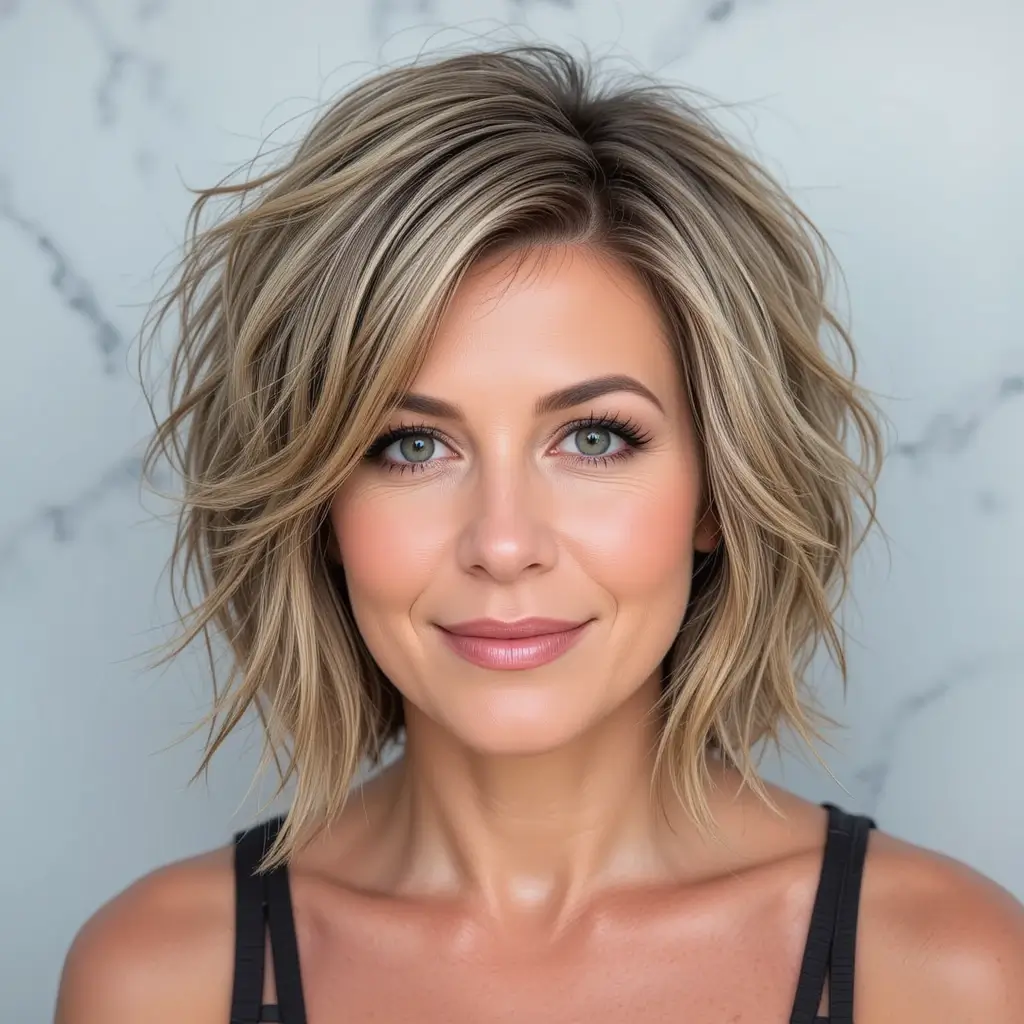 Messy Textured Bob