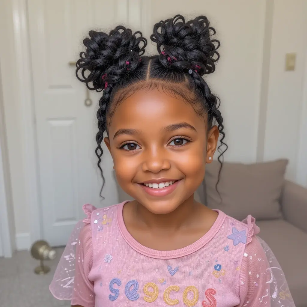 Mini Bantu Knots