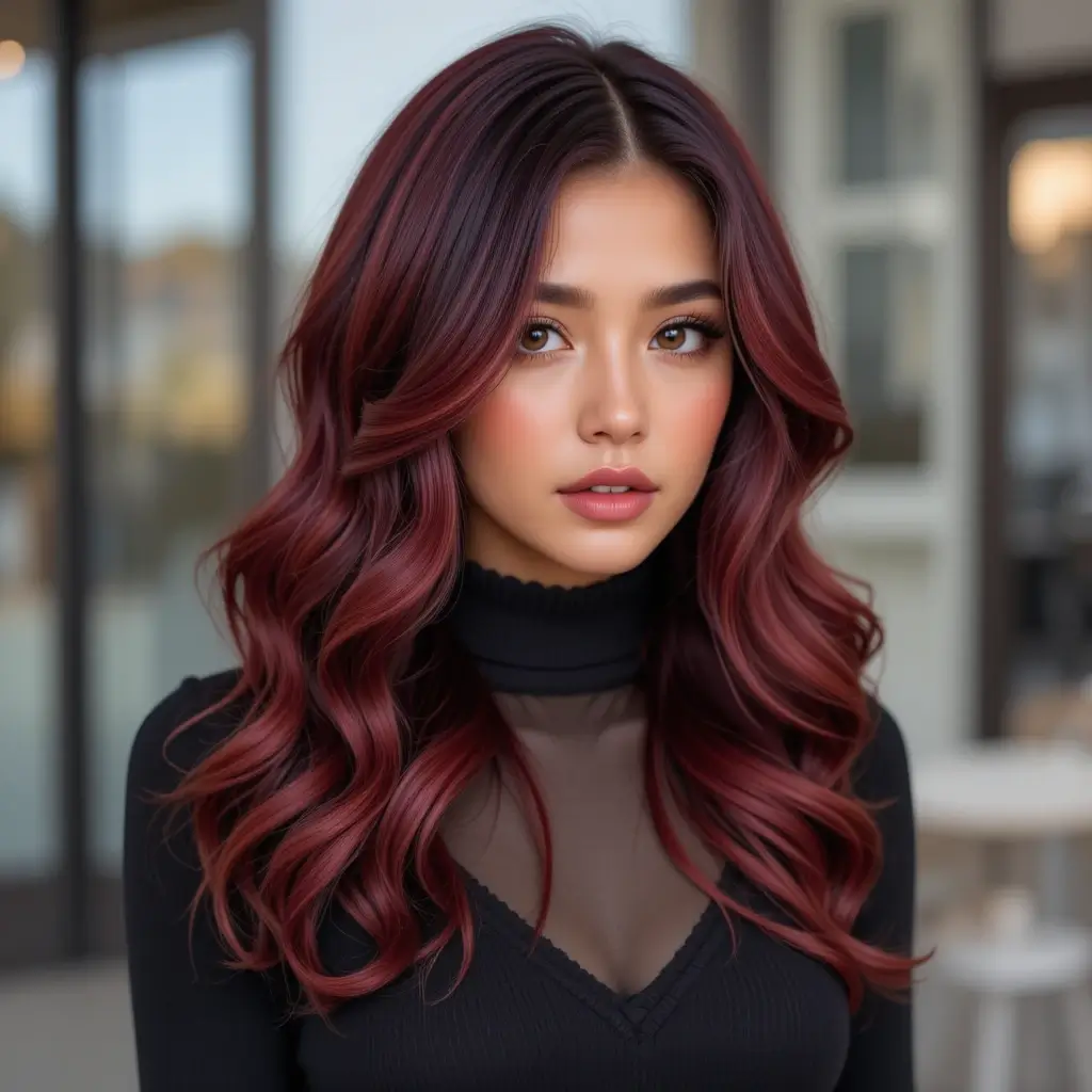 Mulled Wine Red with Subtle Brown Undertones