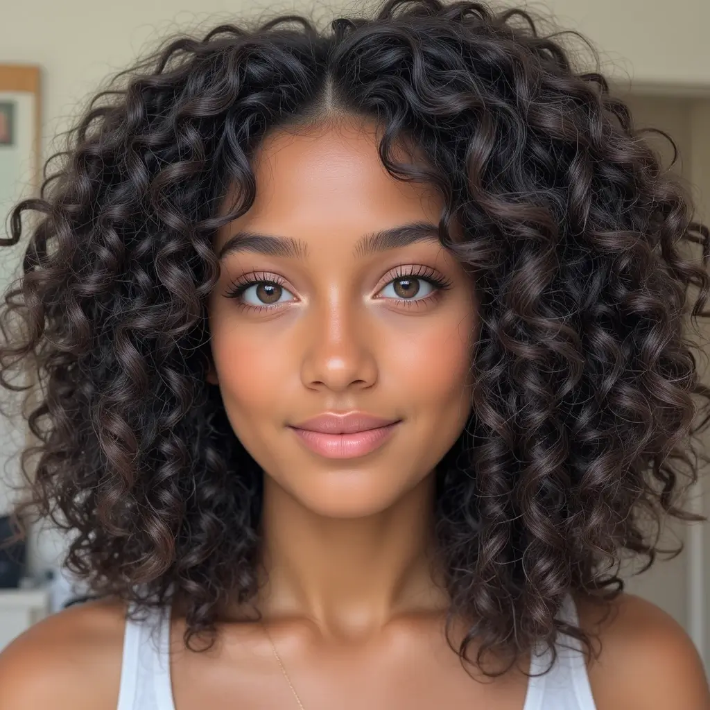 Natural Curls with Leave-In Conditioner