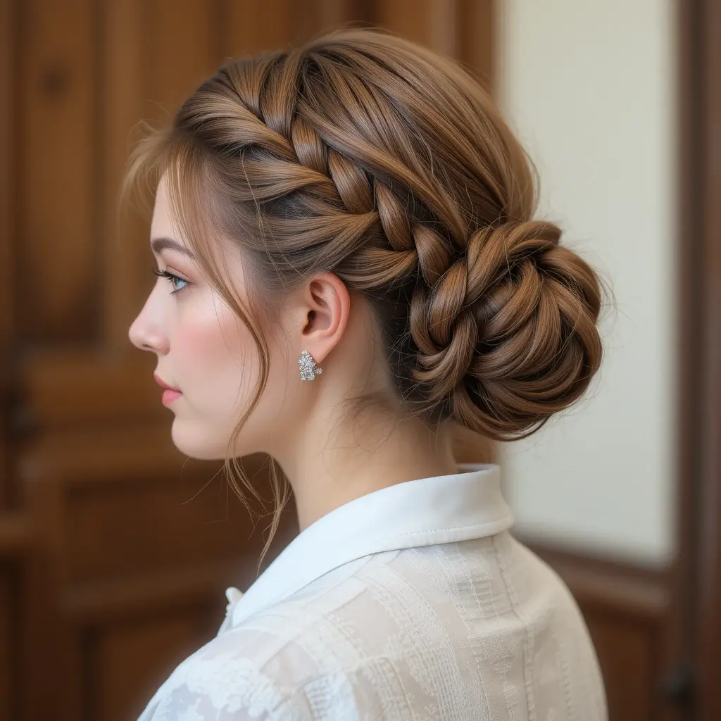 Neat Braided Bun