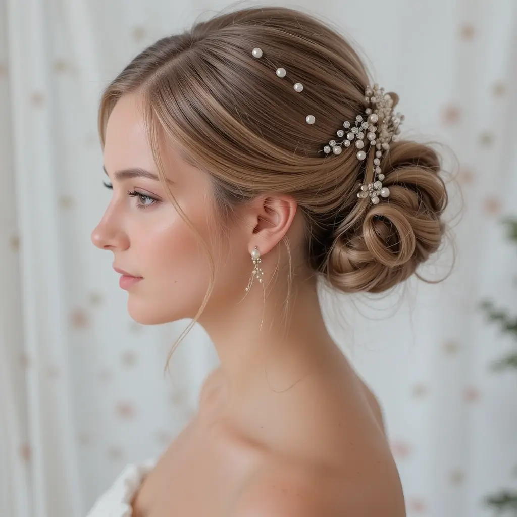 Pearl Accented Updo