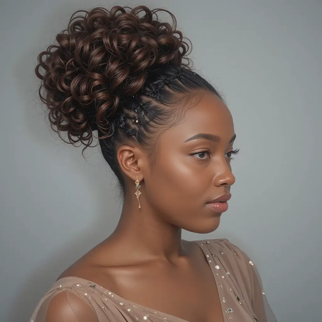 Pineapple Updo