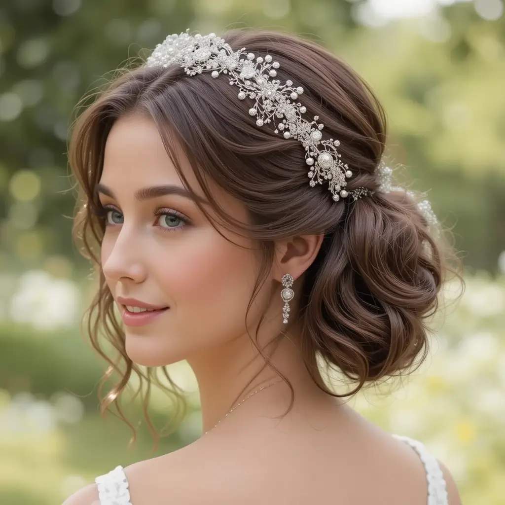Pinned Back Retro Waves