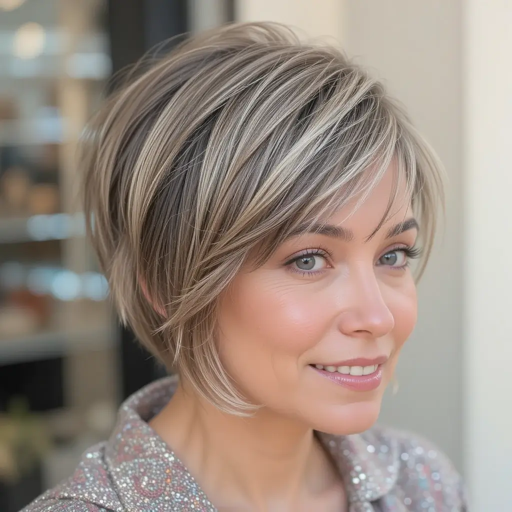 Pixie Cut with Side Bangs
