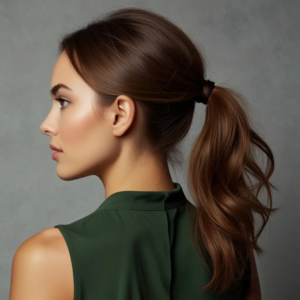 Polished Low Ponytail