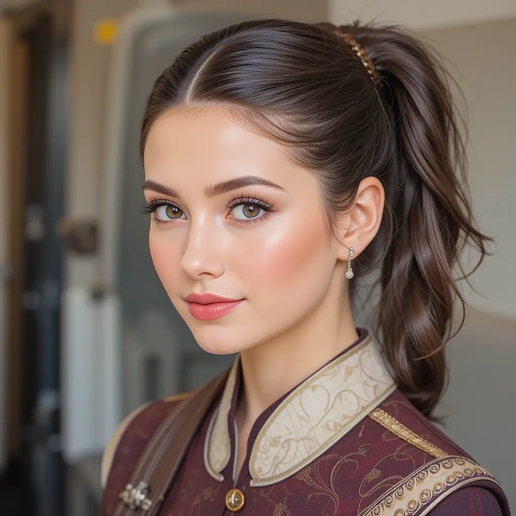 Polished Rope Twist Ponytail