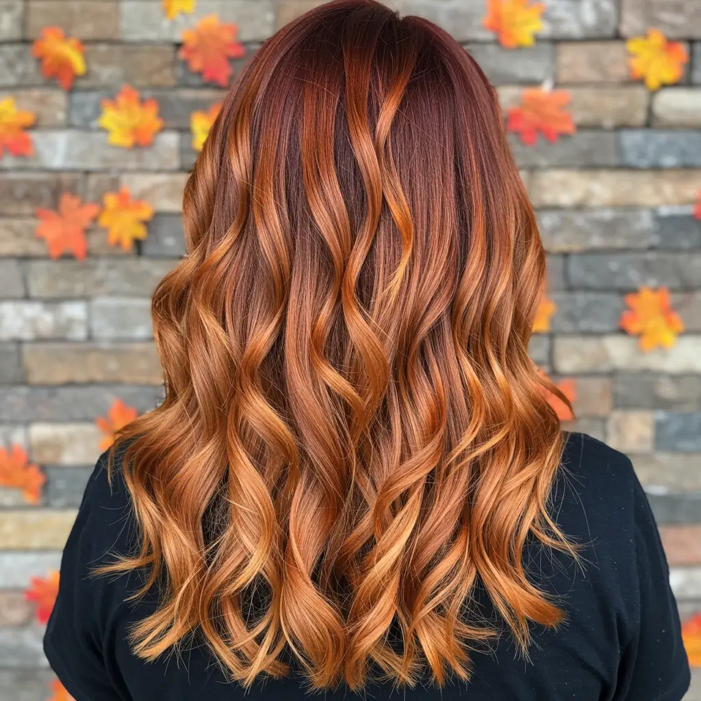 Pumpkin Spice Balayage