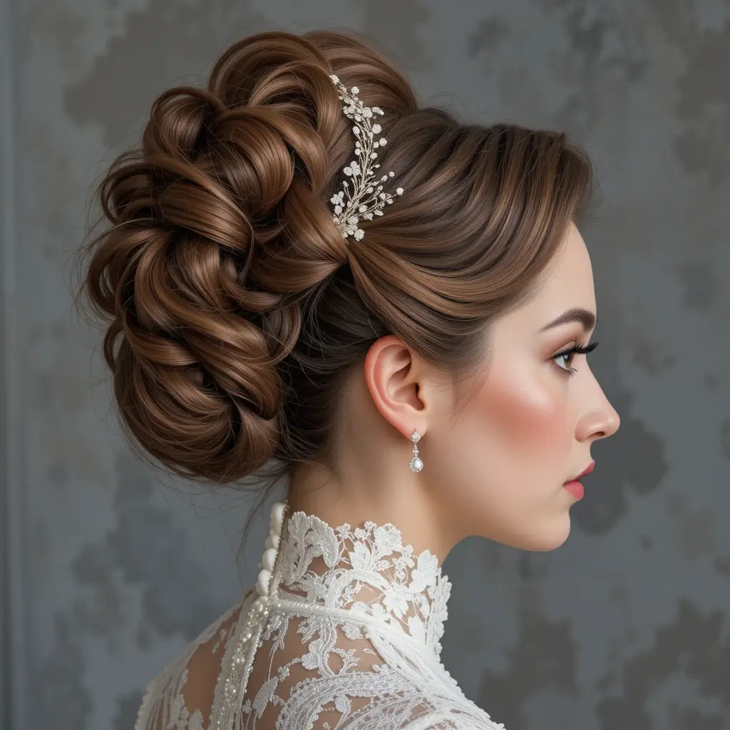 Retro Bouffant Updo