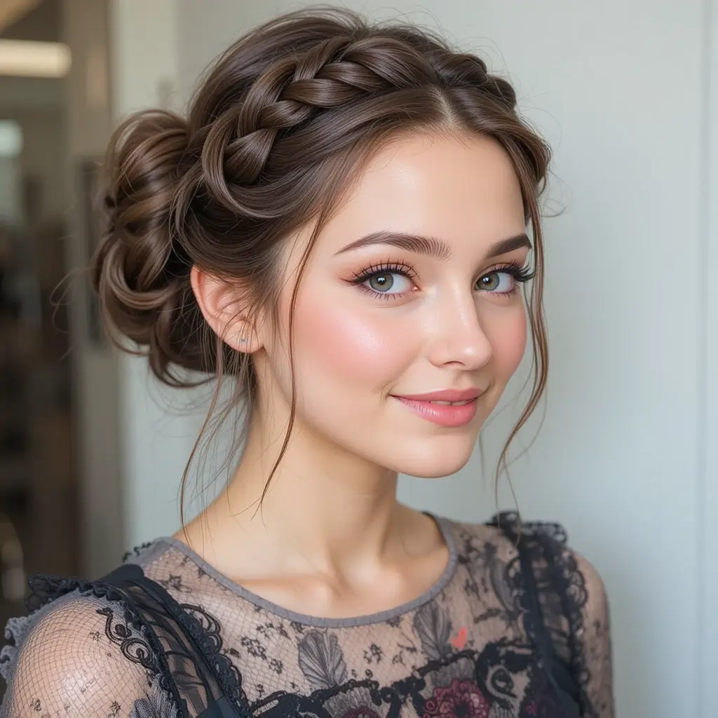 Rope Braid Bun