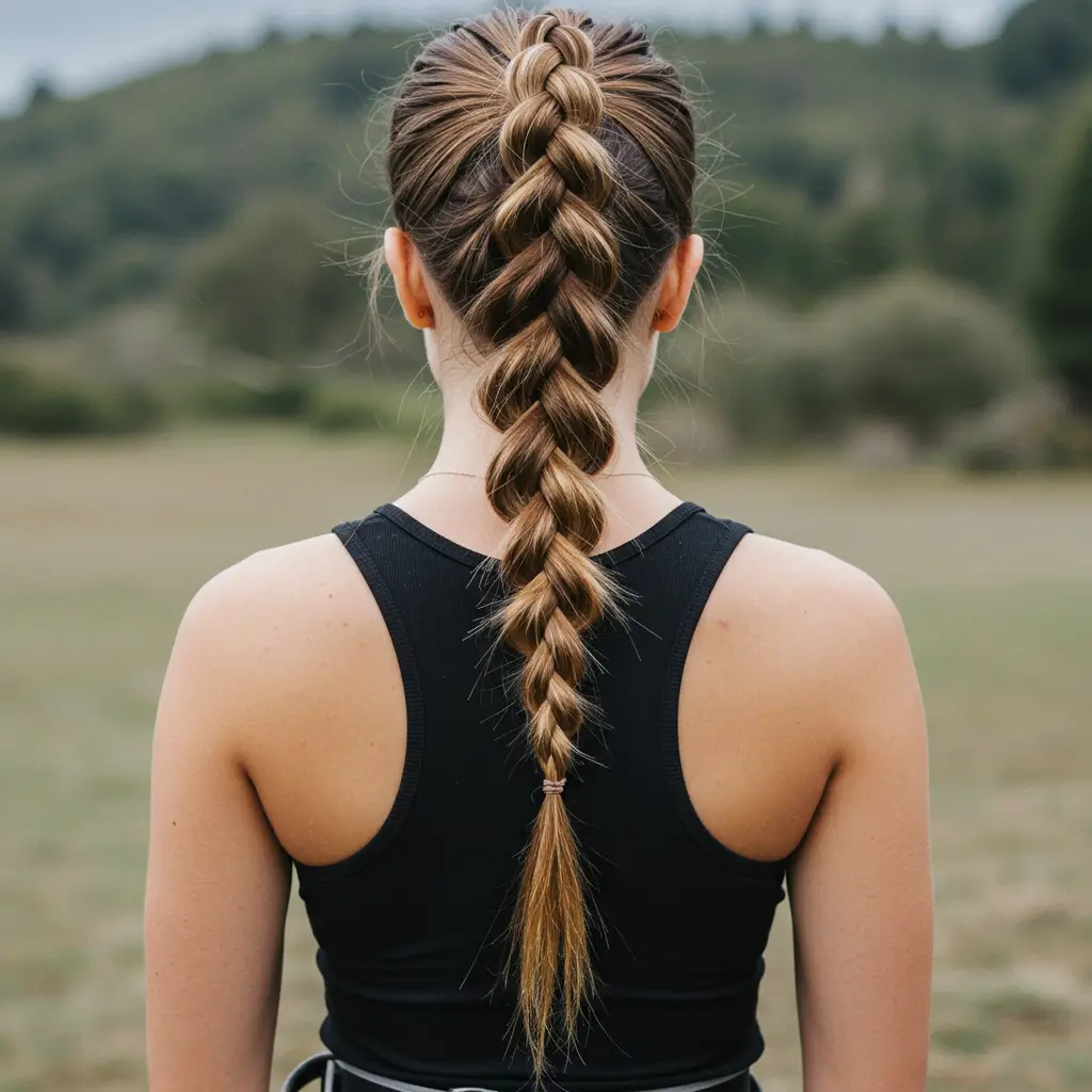 Rope Braid Ponytail
