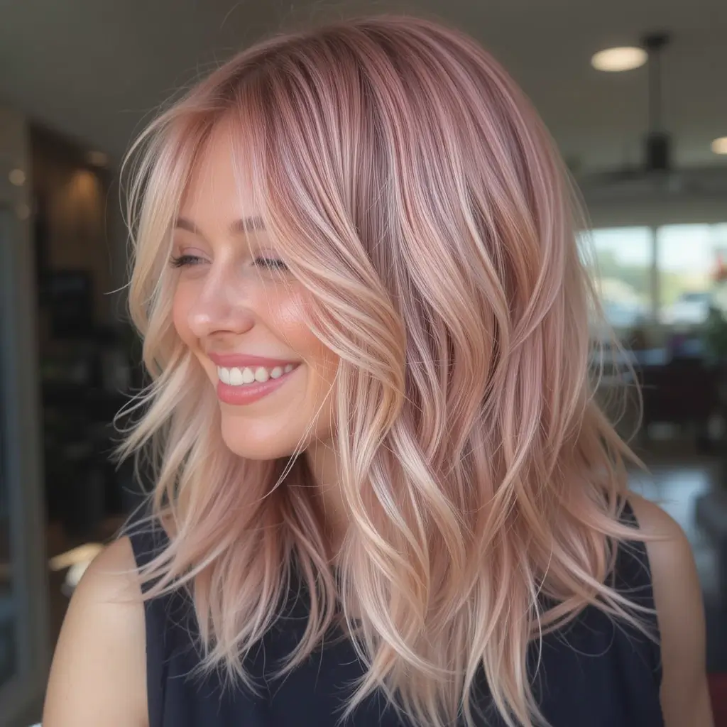 Rose Gold Balayage
